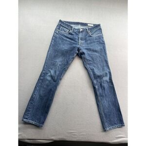 Jomers Jeans Mens 34x34 Blue Tailored Fit 100% Cotton Denim Zip Fly Straight